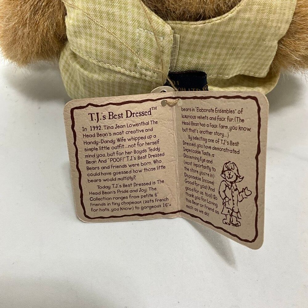 VINTAGE BOYDS BEARS Leiselle Bloomengrows Bear - Picture 4 of 5